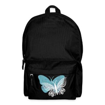 Ich liebe Schmetterlinge - Rucksack - Schwarz - Vorne