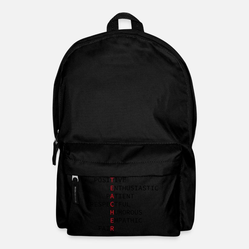 Lehrer - Rucksack - Schwarz