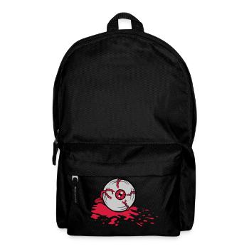 Halloween blutiges Horror Auge - Rucksack - Schwarz - Vorne