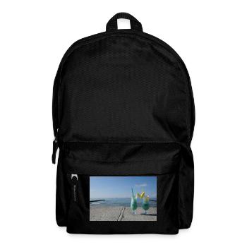 Cocktails sur la plage - Sac à dos - noir - Devant