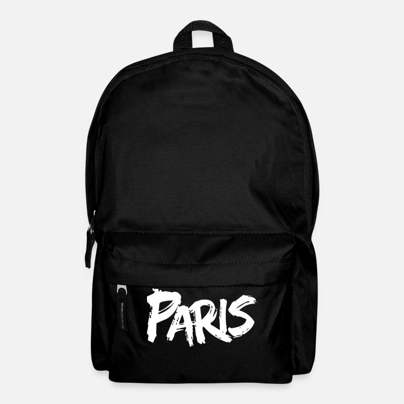 Paris - white version - Backpack - black