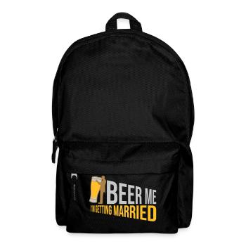 Beer Me Getting Married - Backpack - black - Front