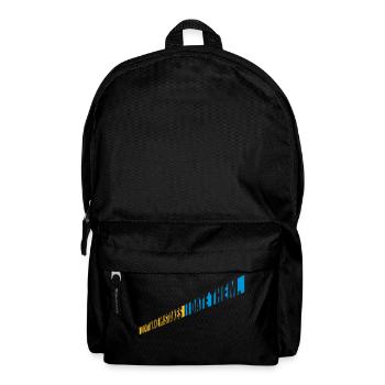 Date Mistakes Zitat Logo - Rucksack - Schwarz - Vorne