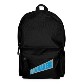 Money Maker Logo Text - Backpack - black - Front
