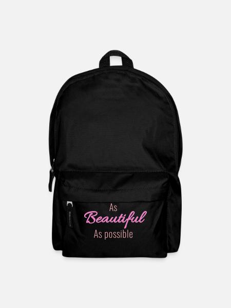 As beautiful as possible - Backpack - black