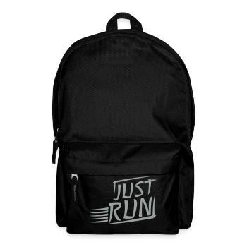 Motto Just Run Design - Backpack - black - Front