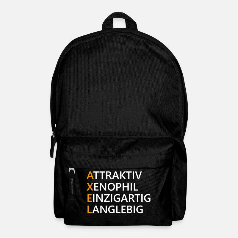 Name Axel Geschenk - Rucksack - Schwarz