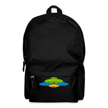 Bunter Verbund UFOs Geschwader - Rucksack - Schwarz - Vorne