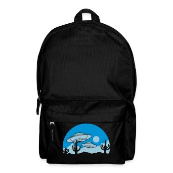 Desert UFO's Mystery Scene - Backpack - black - Front