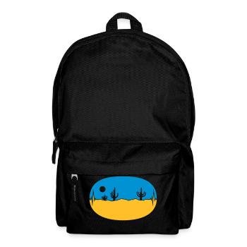 Skyline Frequency Desert Landscape - Backpack - black - Front
