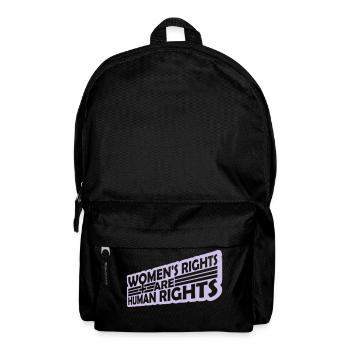 womens rights feminist quote - Backpack - black - Front