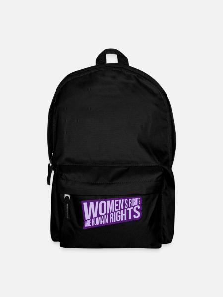 womens rights Feminist Zitat - Rucksack - Schwarz