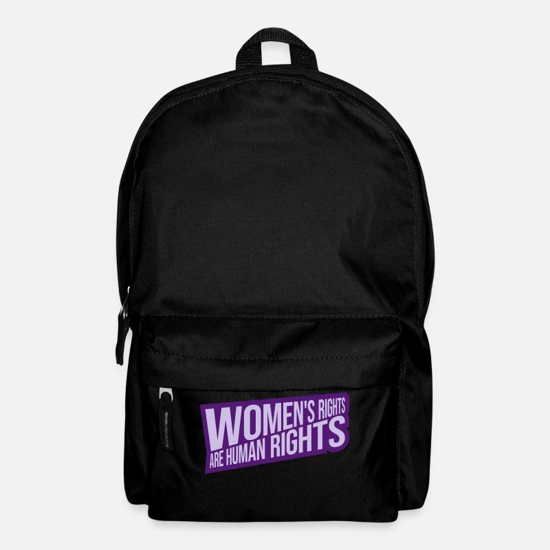 womens rights Feminist Zitat - Rucksack - Schwarz