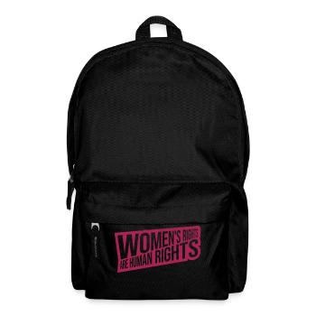womens rights feminist quote - Backpack - black - Front