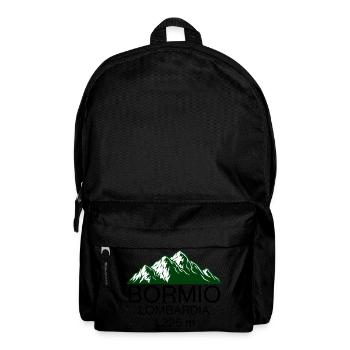 Bormio-Logo - Rucksack - Schwarz - Vorne