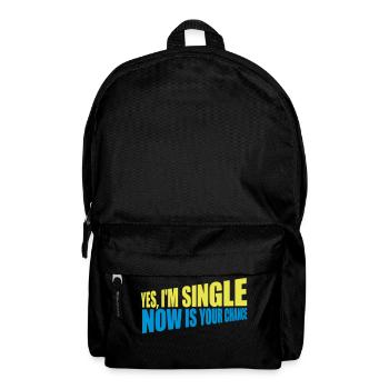 single now your chance - Rucksack - Schwarz - Vorne