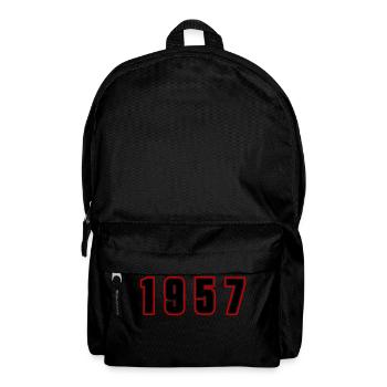 1957 Year Number - Backpack - black - Front