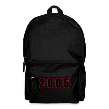 2005 Year Number - Backpack - black - Front