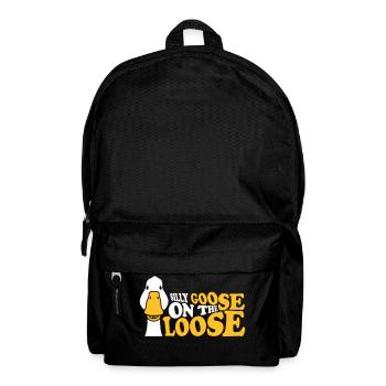 goose on the loose - Rucksack - Schwarz - Vorne