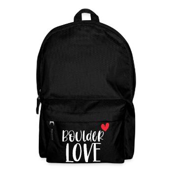 Escalade Bloc Boulder Love Mountains Cadeau - Sac à dos - noir - Devant