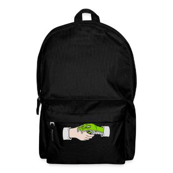 Greeting Handshake Snake Bites - Backpack - black - Front