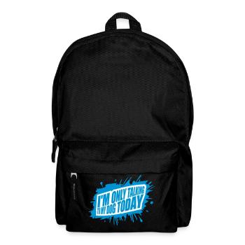 only talking to dog - Backpack - black - Front