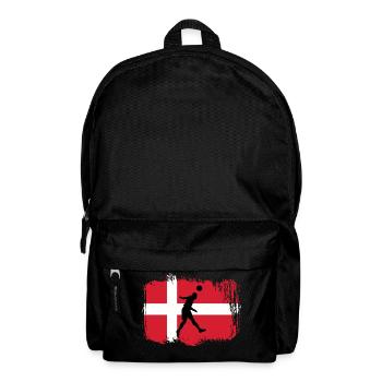 Fußball Dänemark Sport - Rucksack - Schwarz - Vorne