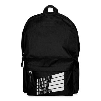 have fun at work - Rucksack - Schwarz - Vorne