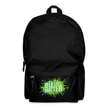 old lives matter Zitat - Rucksack - Schwarz - Vorne
