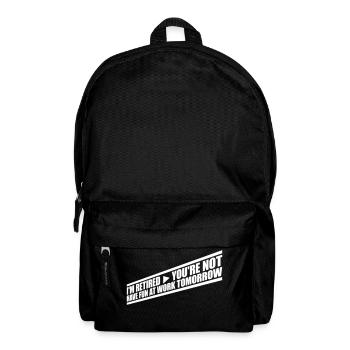 have fun at work - Backpack - black - Front
