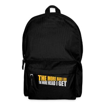 J’ai plus de tête - Sac à dos - noir - Devant