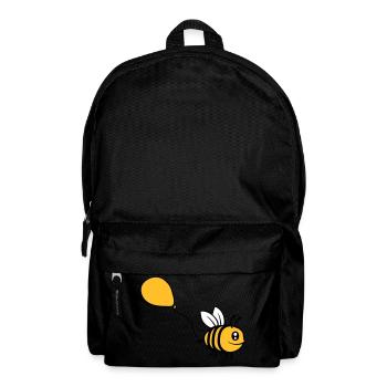 Glückliche Luftballon Biene Comic - Rucksack - Schwarz - Vorne