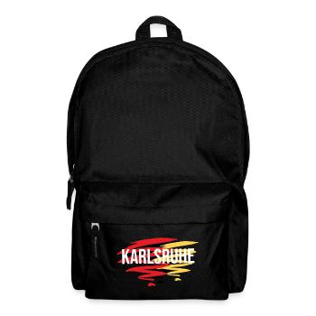 Karlsruhe Gift Idea Karlsruhe Gift - Backpack - black - Front