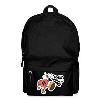 Heart Your Opinion - Rucksack - Schwarz - Vorne
