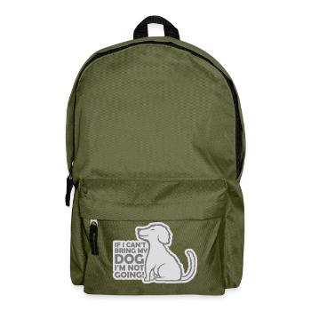 Citation Apportez mon chien - Sac à dos - vert olive - Devant