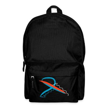 Gift idea for fans of abstract art - Backpack - black - Front