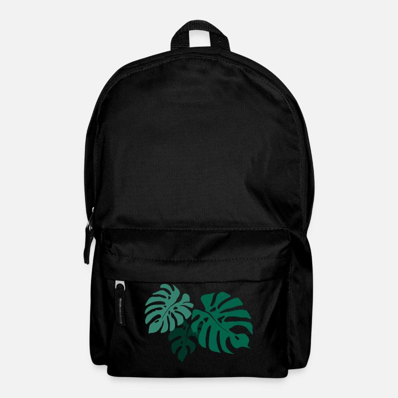 Monstera - Rucksack - Schwarz