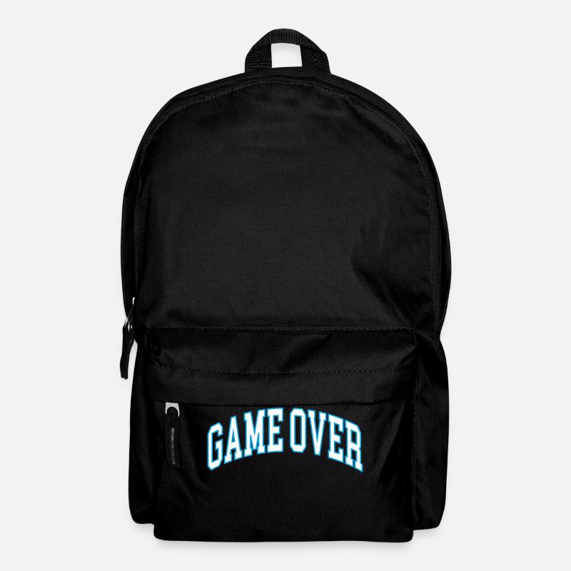 game over funny gamer - Rucksack - Schwarz