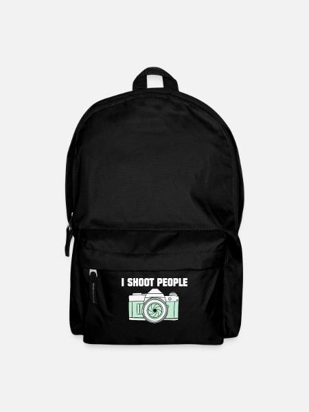 Je tire sur les gens - Sac à dos - noir