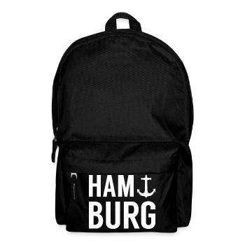 Hamburg Anker - Rucksack - Schwarz - Vorne