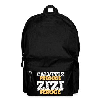Chauve Qui Peut Humour Calvitie Homme Humour Beauf - Sac à dos - noir - Devant