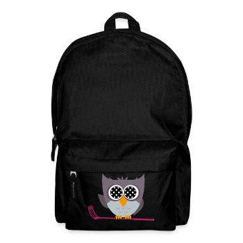 Floorball Floorball "Floorball-owl" unihoc - Backpack - black - Front