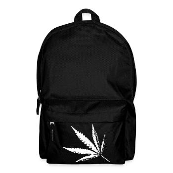 Cannabis - Bild - Rucksack - Schwarz - Vorne