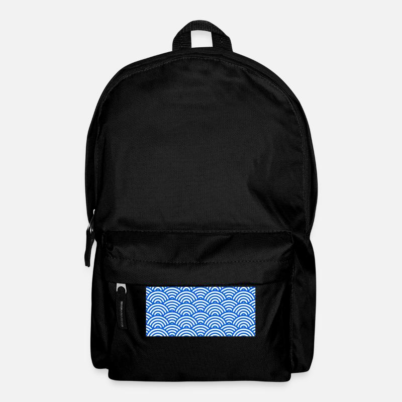 Motif Blue Sushi Waves - Sac à dos - noir