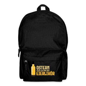 Ostern Eierlikör Feiern - Rucksack - Schwarz - Vorne