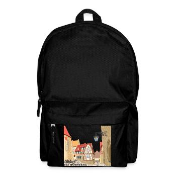 Altdorf près de Nuremberg, vieille ville, Bavière, dessin - Sac à dos - noir - Devant