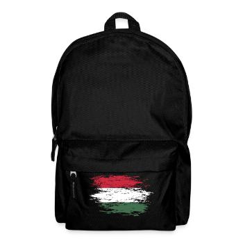 Drapeau de la Hongrie utilisé - Sac à dos - noir - Devant
