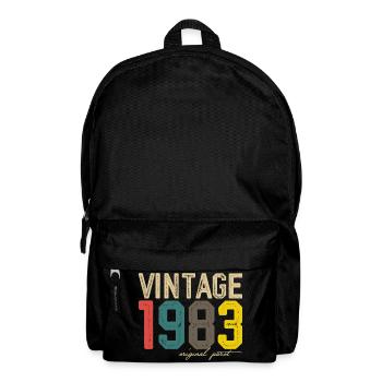 Originaldruck von 1983 - Rucksack - Schwarz - Vorne