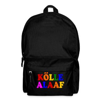 Kölle alaaf - Rucksack - Schwarz - Vorne