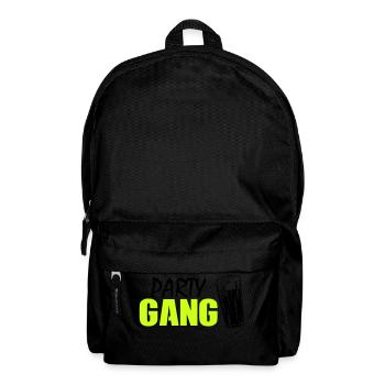 Party Gang - Rucksack - Schwarz - Vorne